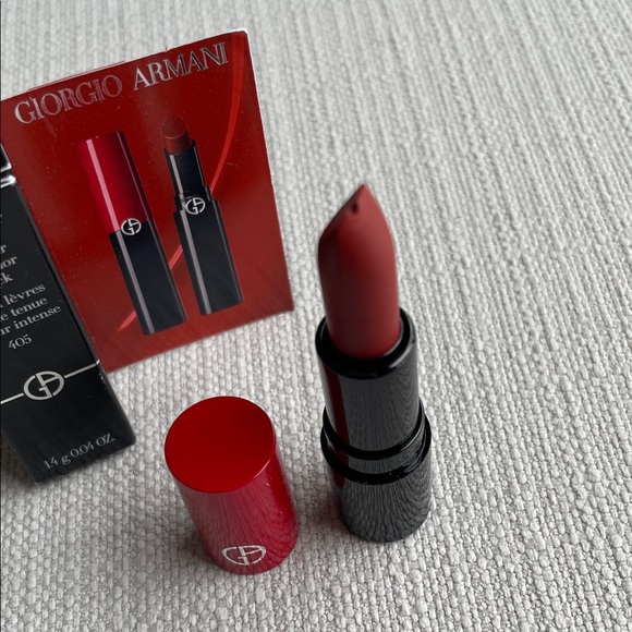 Giorgio Armani Lip Power Vivid Red Lipstick mini - 405 sultan - Picture 5 of 11